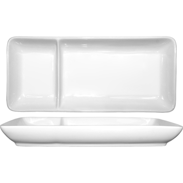 2-Compartment Dish