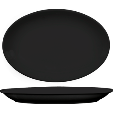 Torino™ Special Order Coupe Platter (Matte Black)